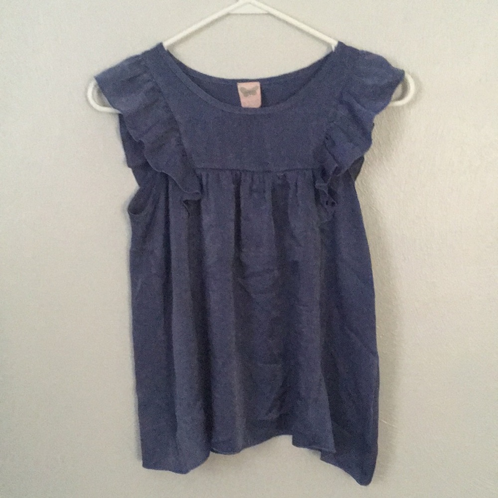 Paper Crane Children’s Blue Satin Blouse